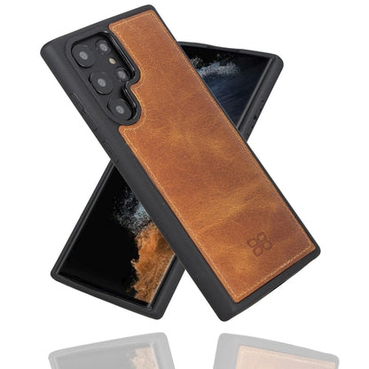 Samsung Galaxy S22 Series Genuine Leather Slim Back Cover Case